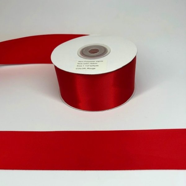画像4: 【サテン リボン】1-1/2インチ幅　25ヤード　 (4)