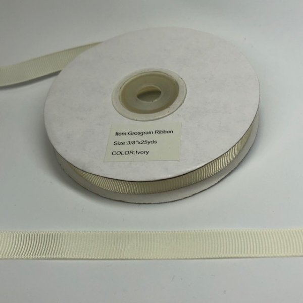 画像2: 【グログラン】3/8インチ幅　25ヤード　 (2)