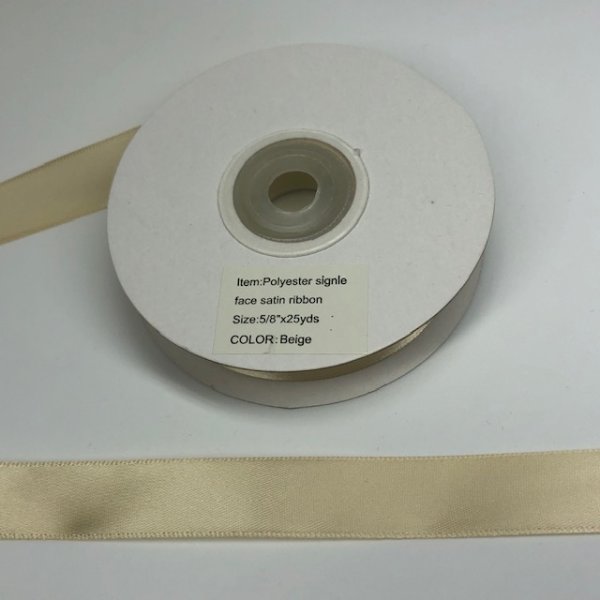 画像5: 【サテン リボン】5/8インチ(約16mm)幅　25ヤード(約22.8m)  (5)