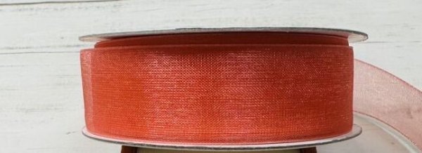 画像5: 【プレーンオーガンザ　リボン】s7/8インチ幅　25ヤード　1 (5)