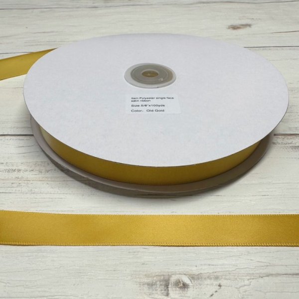 画像4: 【サテン リボン】5/8インチ(約16mm)幅　100ヤード(約91m)No.7 (4)