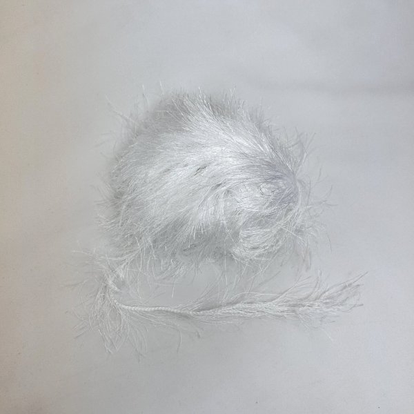 画像1: 【ロングヤーン】　50g　ホワイト (1)