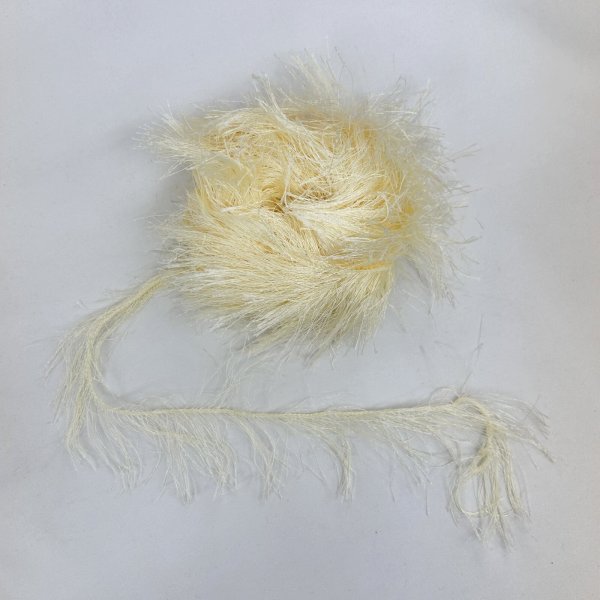 画像1: 【ロングヤーン】　50g　クリーム (1)